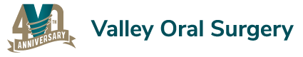 Valley Oral Surgery 40th anniversary logo