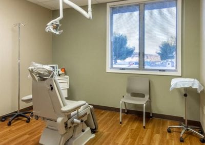 One of several procedure rooms at Valley Oral Surgery's Lehighton office.